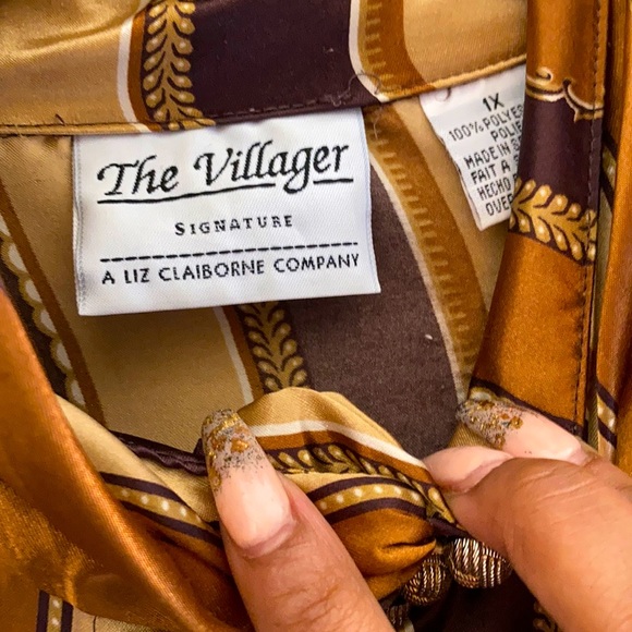 Caramel delight vintage button up - Picture 4 of 5